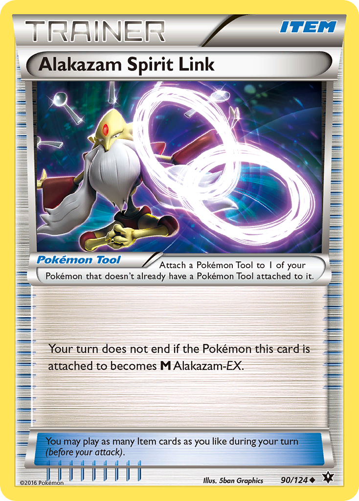 Alakazam Spirit Link 90/124 - XY  Fates Collide