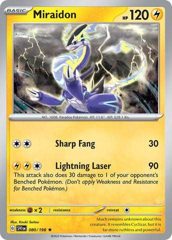 Miraidon - 080/198 - Deck Exclusives