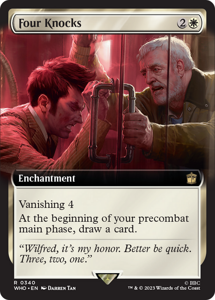 Four Knocks (Extended Art) (WHO-340) - Doctor Who: (Extended Art)