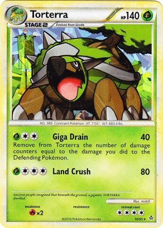 Torterra - 10/95 (Cracked Ice Holo) - League & Championship Cards Holofoil