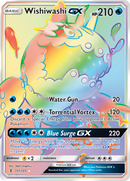 Wishiwashi GX (Secret)/145 - SM  Guardians Rising Holofoil