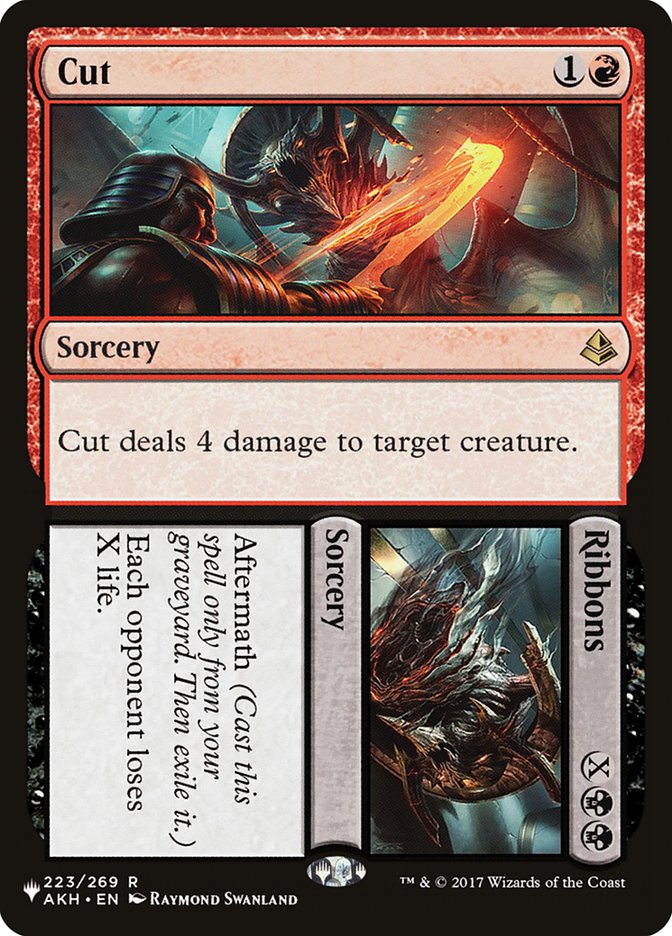 Cut // Ribbons (LIST-223/269) - The List