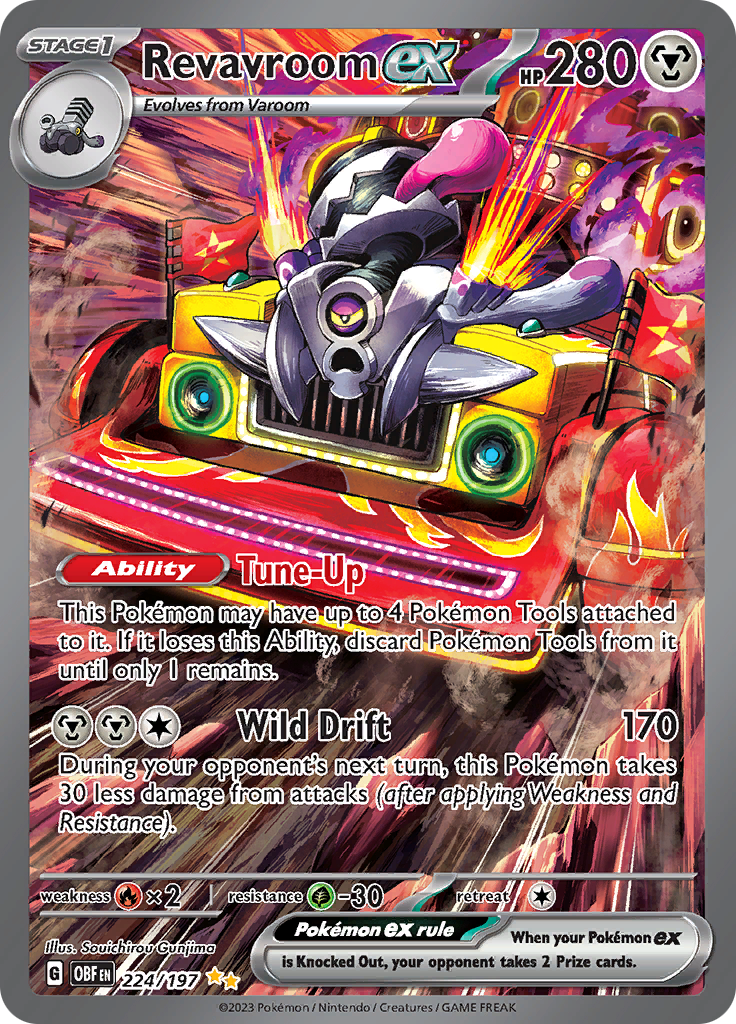 Revavroom ex - 224/197 224 - SV03 Obsidian Flames Holofoil