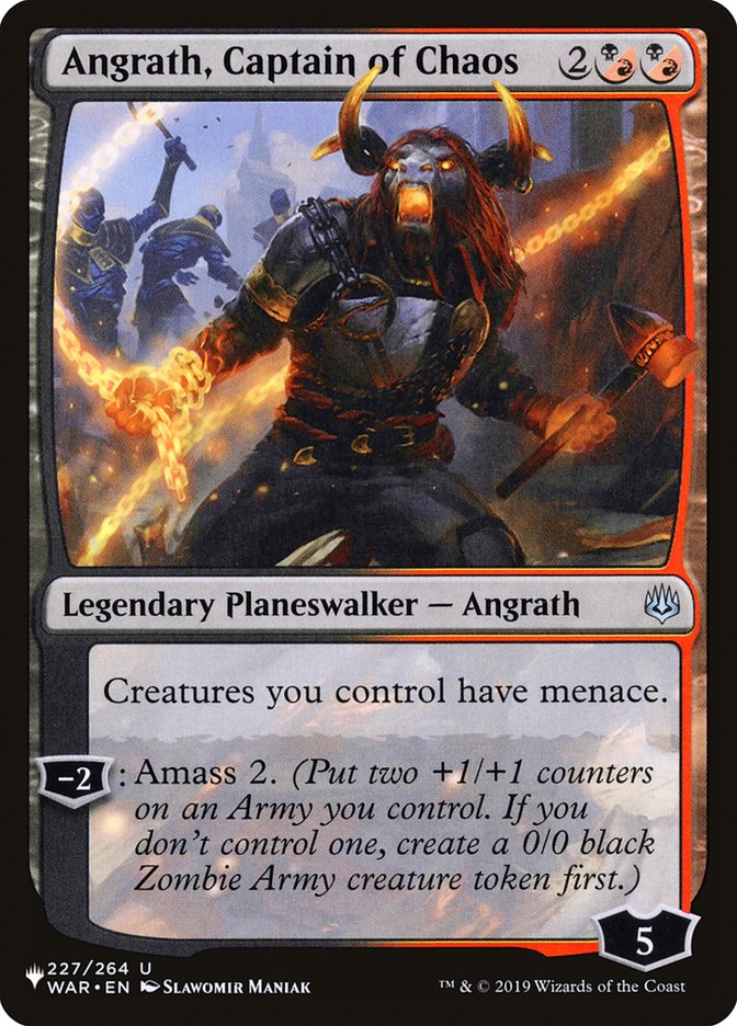 Angrath, Captain of Chaos (LIST-227/264) - The List