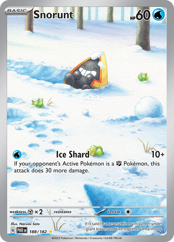 Snorunt - 188/182 188 - SV04 Paradox Rift Holofoil