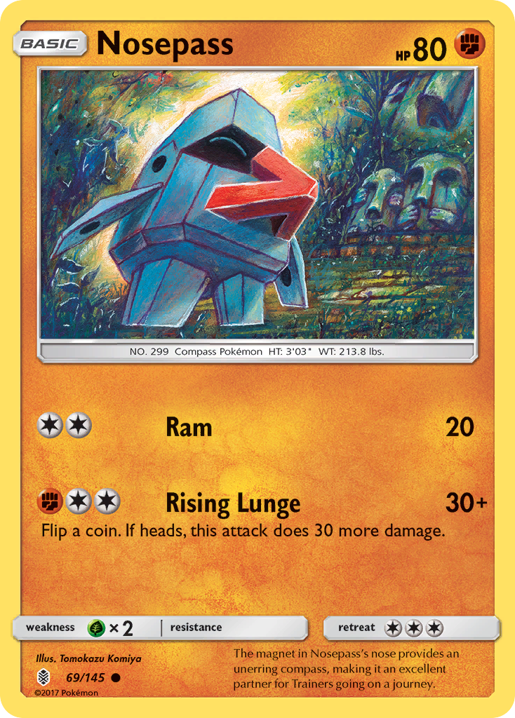 Nosepass 69/145 - SM  Guardians Rising