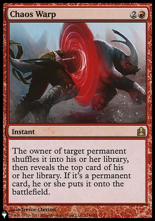 Chaos Warp (CMD) (LIST-114/318) - The List