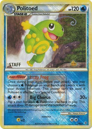 Politoed - 7/95 (League Promo) [Staff] - League & Championship Cards Reverse Holofoil