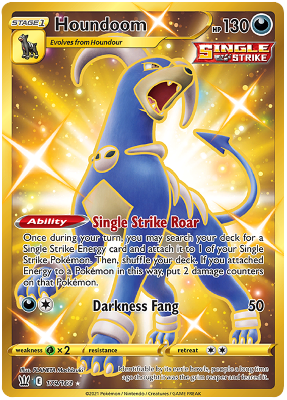 Houndoom (Secret) 179/163 - SWSH05 Battle Styles Holofoil