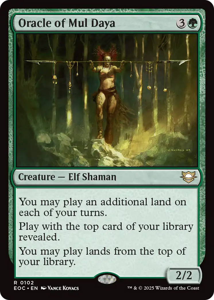 Oracle of Mul Daya [Edge of Eternities Commander]