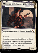 Massacre Girl, Known Killer (Showcase) (Invisible Ink) (MKM-380) - Murders at Karlov Manor: (Showcase) Foil