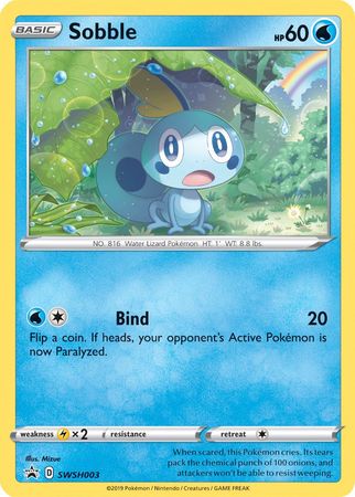 Sobble - SWSH003/307 - SWSH Sword & Shield Promo Cards Holofoil