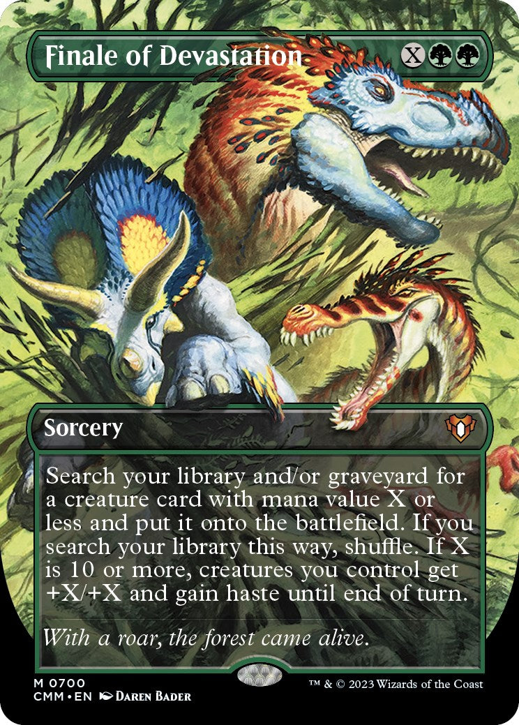 Finale of Devastation (Borderless) (CMM-700) - Commander Masters (Borderless)