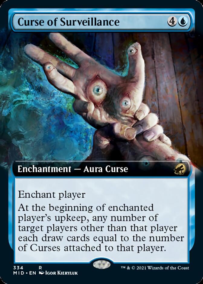 Curse of Surveillance (Extended Art) (MID-334) - Innistrad: Midnight Hunt: (Extended Art)