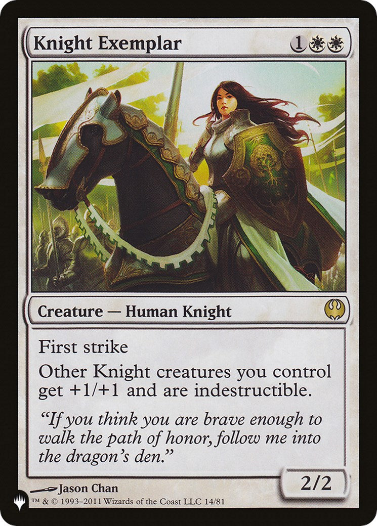 Knight Exemplar (DDG) (LIST-14/81) - The List