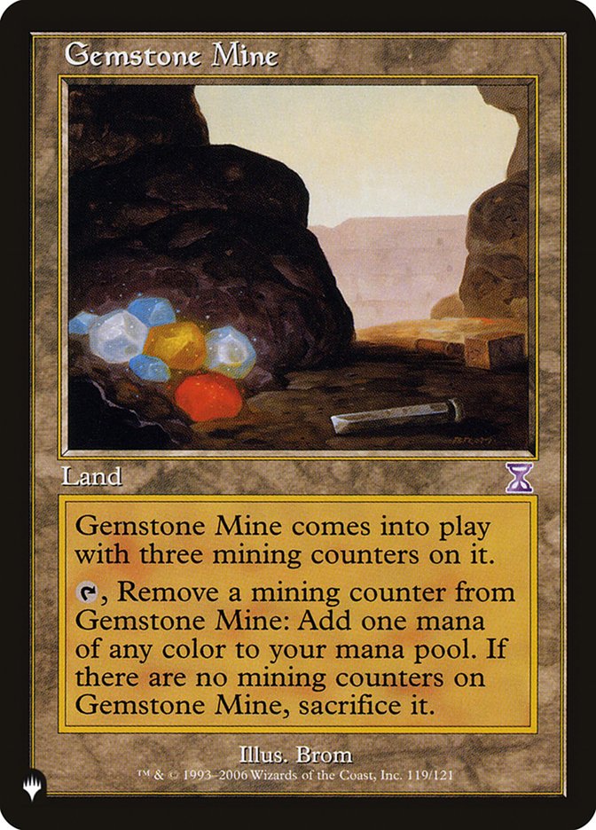 Gemstone Mine (TSB) (LIST-119/121) - The List