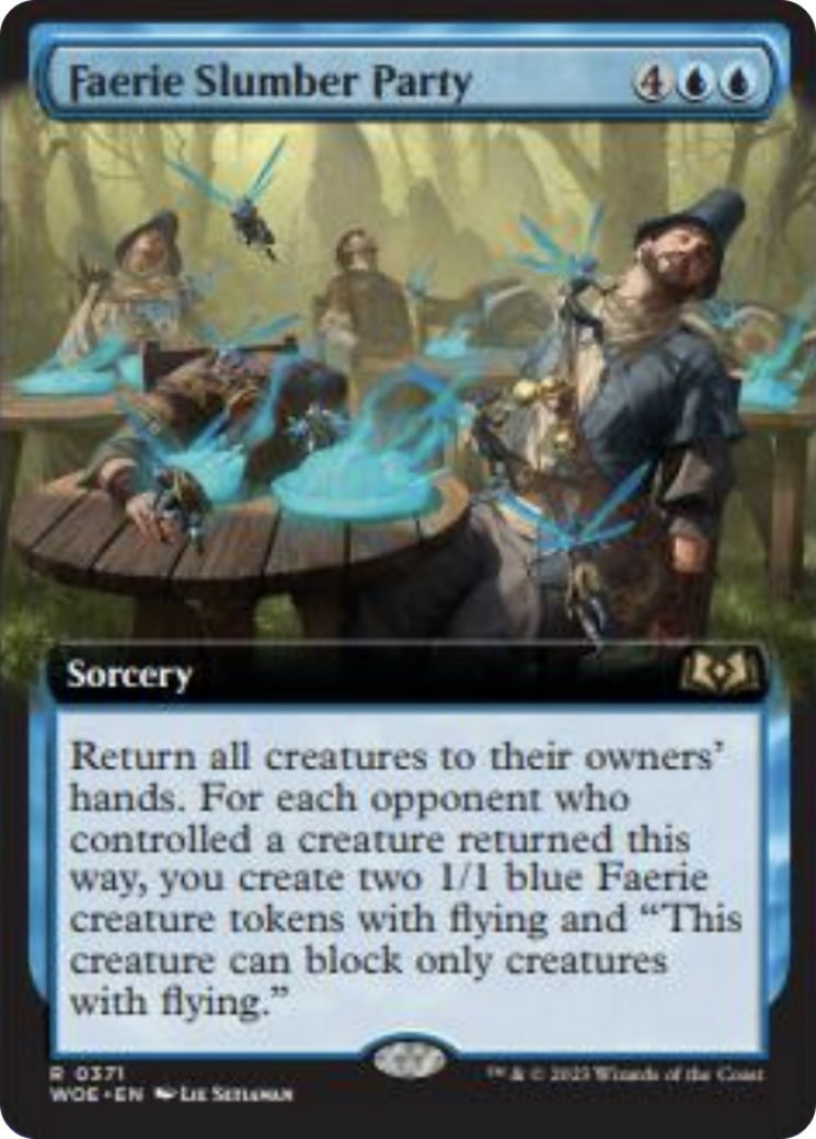 Faerie Slumber Party (Extended Art) (WOE-371) - Wilds of Eldraine: (Extended Art)
