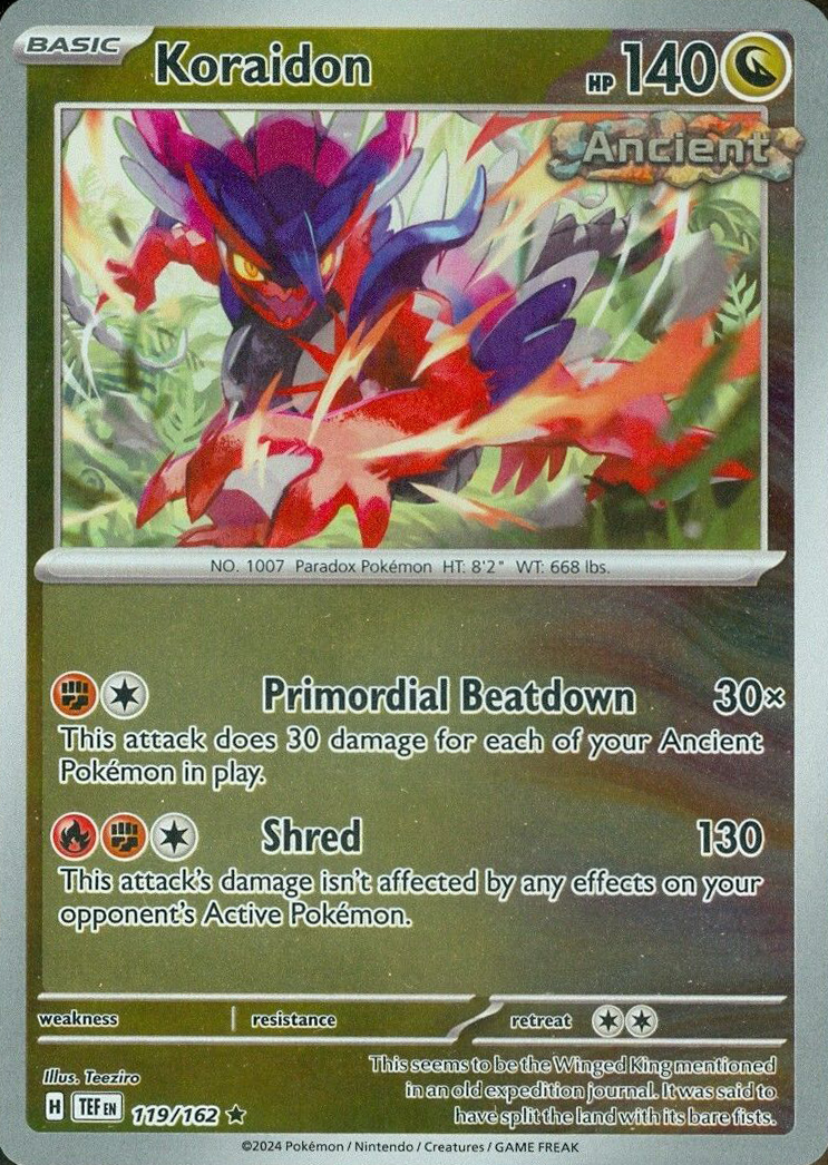Koraidon 119 - SV05 Temporal Forces Holofoil