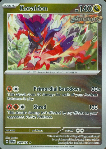 Koraidon 119 - SV05 Temporal Forces Holofoil