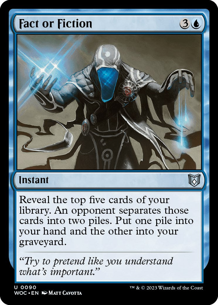 Fact or Fiction (WOC-090) - Wilds of Eldraine Commander