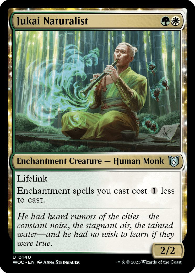 Jukai Naturalist (WOC-140) - Wilds of Eldraine Commander: (enchantment)