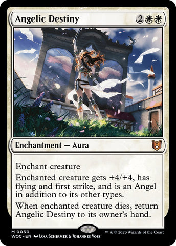 Angelic Destiny (WOC-060) - Wilds of Eldraine Commander
