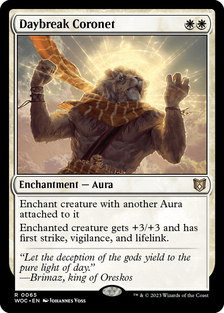 Daybreak Coronet (WOC-065) - Wilds of Eldraine Commander