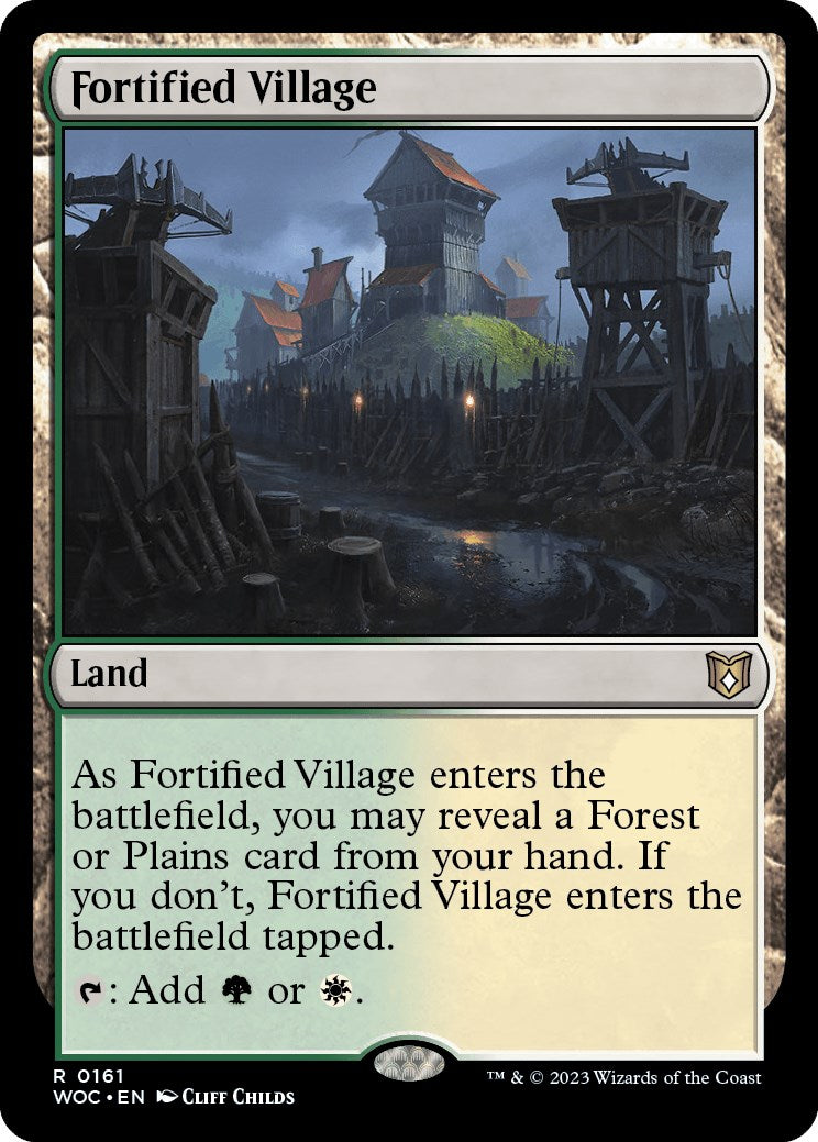 Fortified Village (WOC-161) - Wilds of Eldraine Commander