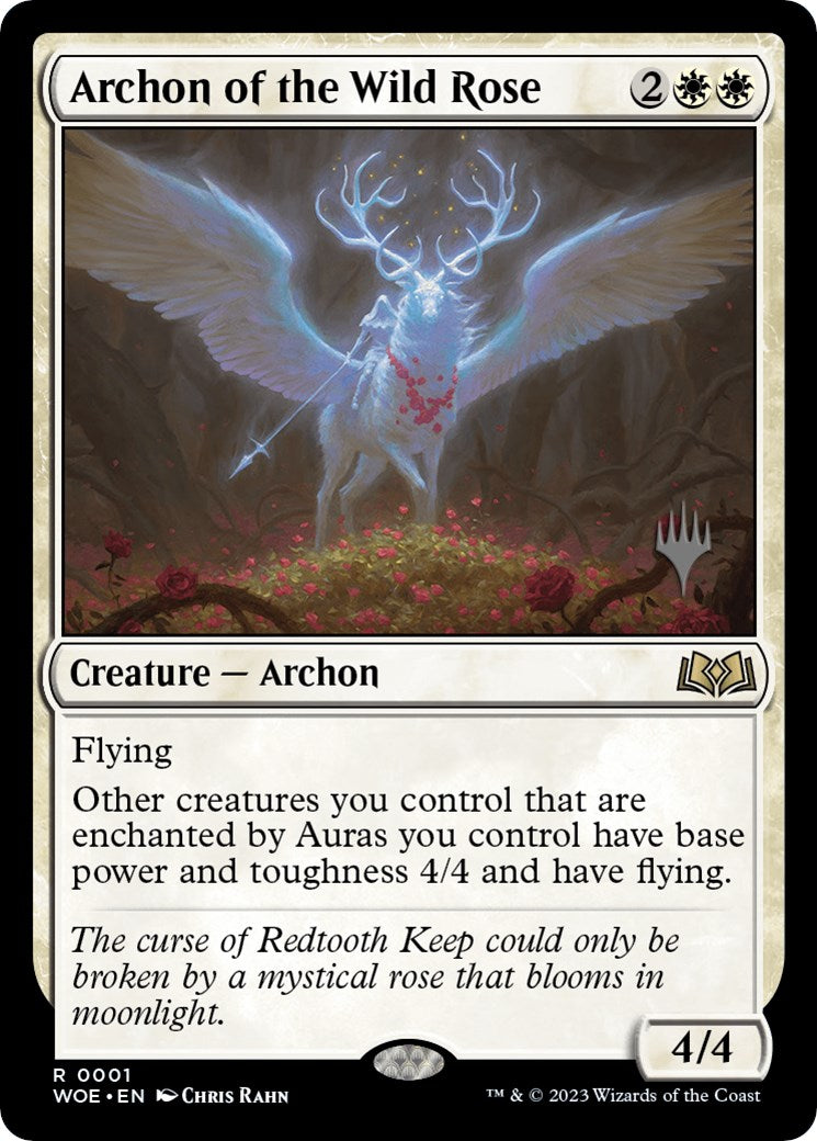 Archon of the Wild Rose (PPWOE-001) - Wilds of Eldraine Promos