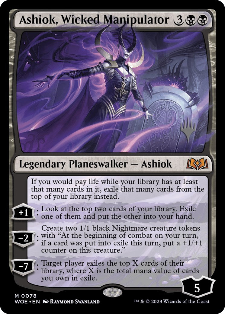Ashiok, Wicked Manipulator (PPWOE-078) - Wilds of Eldraine Promos