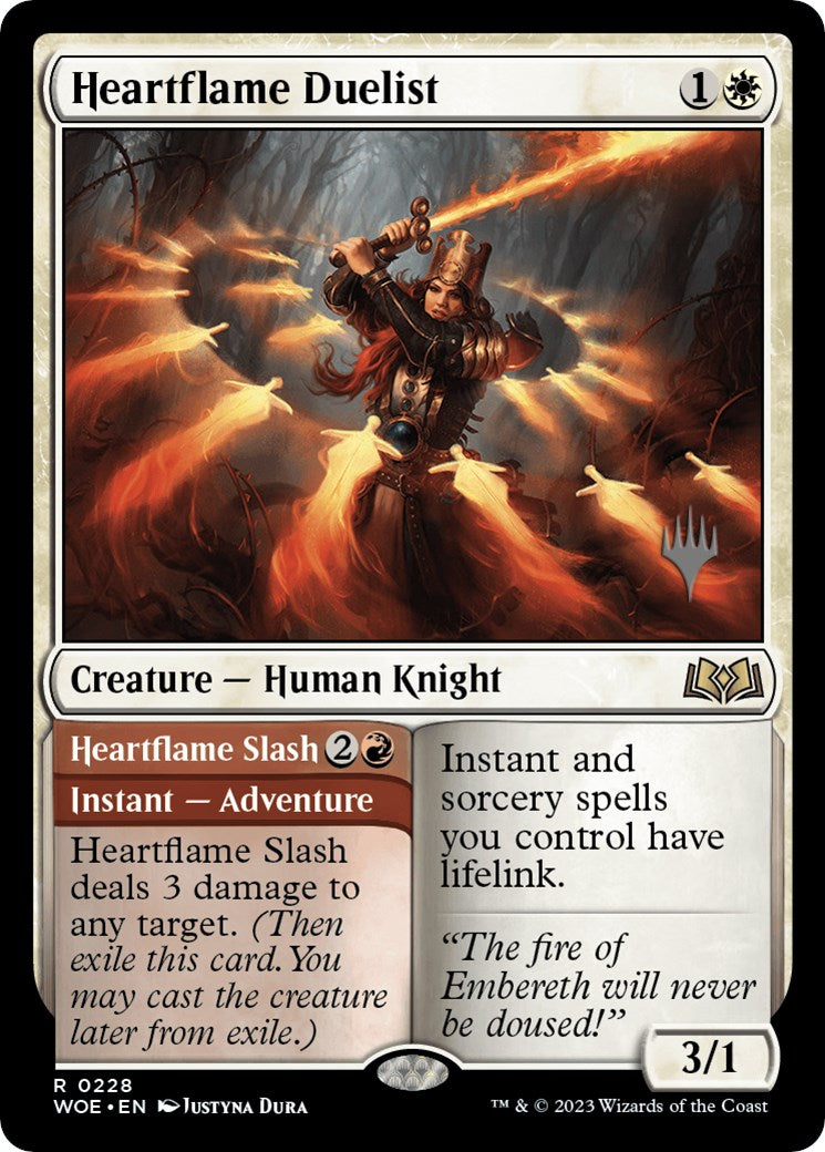 Heartflame Duelist (PPWOE-228) - Wilds of Eldraine Promos