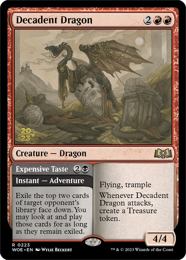 Decadent Dragon (PPWOE-223) - Wilds of Eldraine Promos