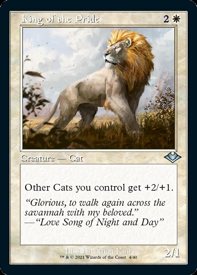 King of the Pride (Retro Frame) (MH1-004) - Modern Horizons 1 Timeshifts Foil