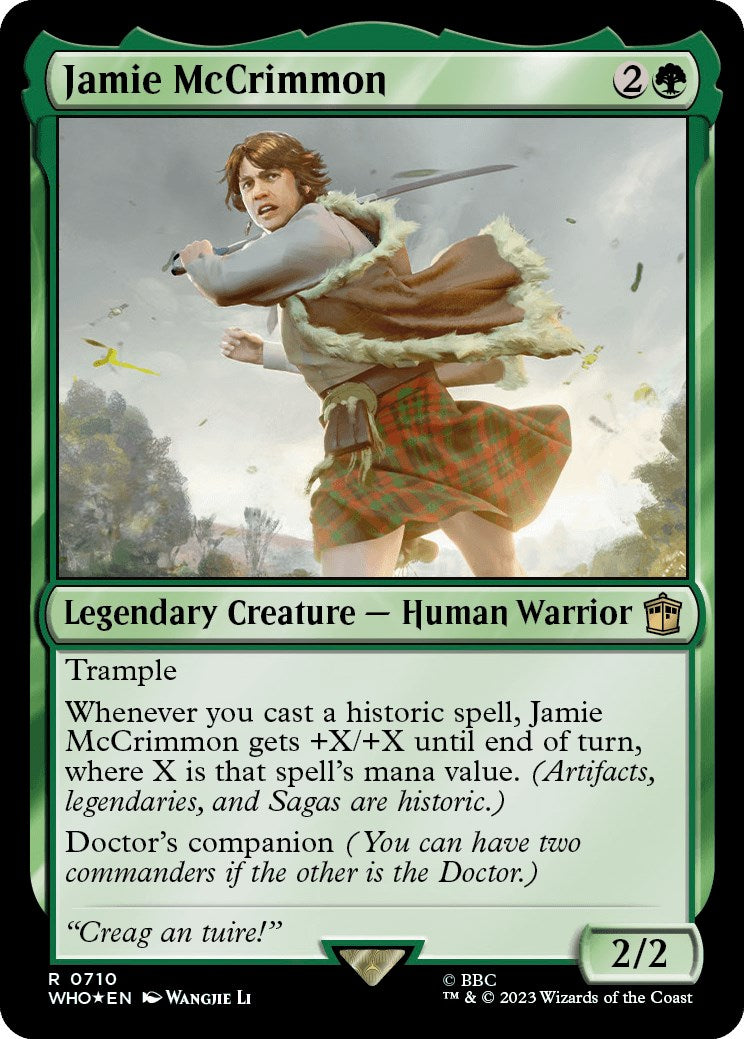Jamie McCrimmon (Surge Foil) (WHO-710) - Doctor Who Foil