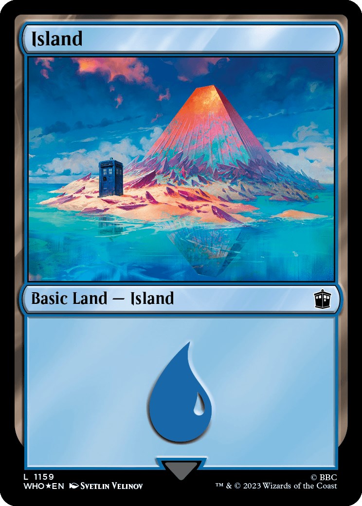 Island (1159) (Surge Foil) (WHO-1159) - Doctor Who Foil