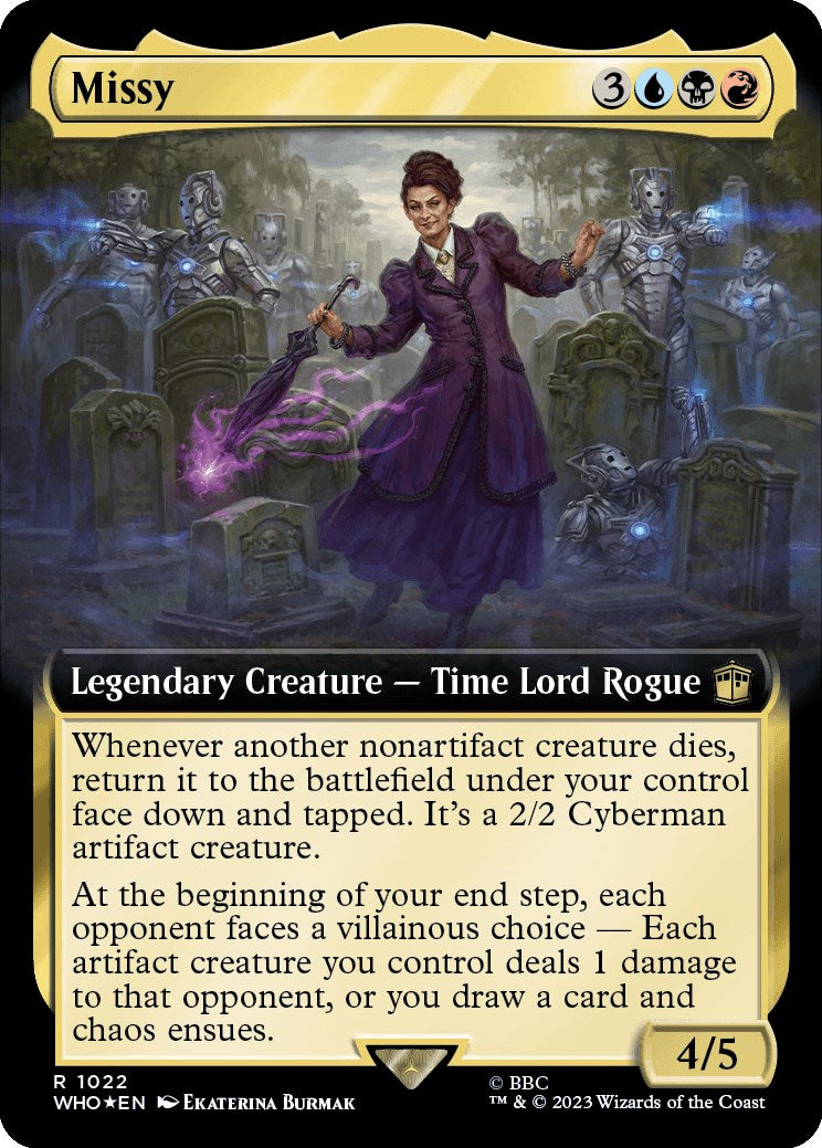 Missy (Extended Art) (Surge Foil) (WHO-1022) - Doctor Who: (Extended Art) Foil