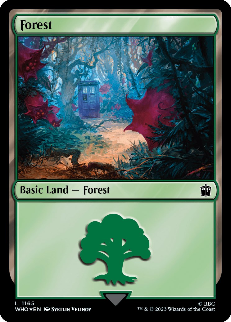 Forest (1165) (Surge Foil) (WHO-1165) - Doctor Who Foil