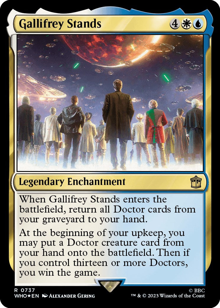 Gallifrey Stands (Surge Foil) (WHO-737) - Doctor Who Foil