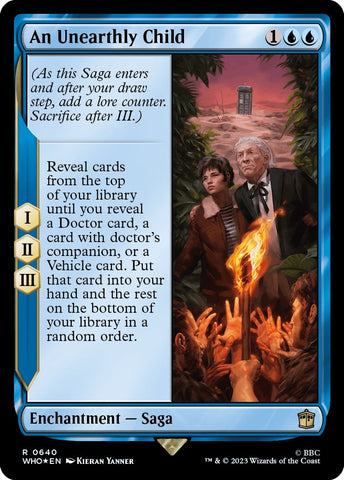 An Unearthly Child (Surge Foil) (WHO-640) - Doctor Who Foil