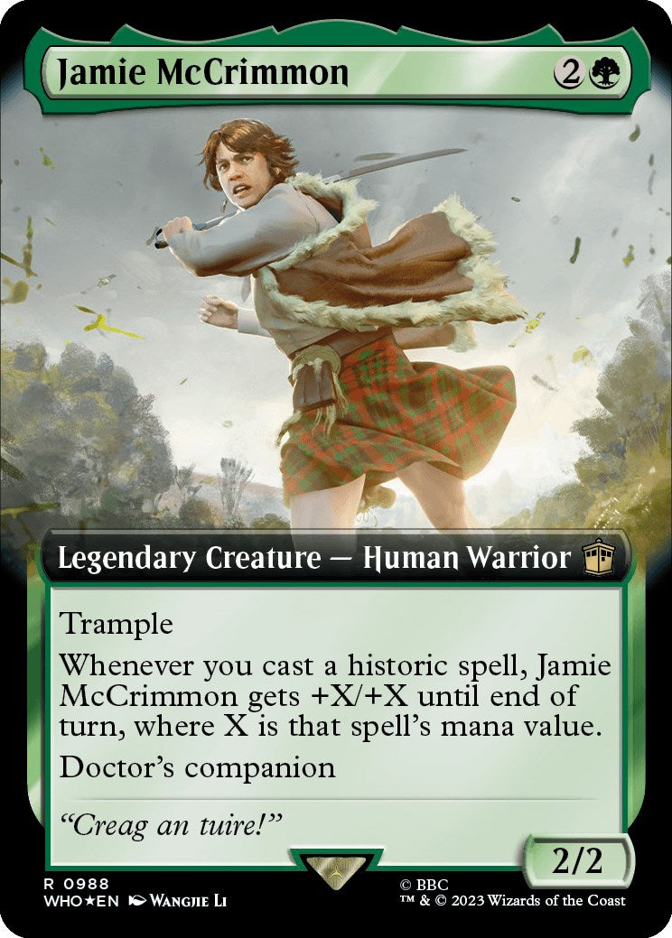 Jamie McCrimmon (Extended Art) (Surge Foil) (WHO-988) - Doctor Who: (Extended Art) Foil