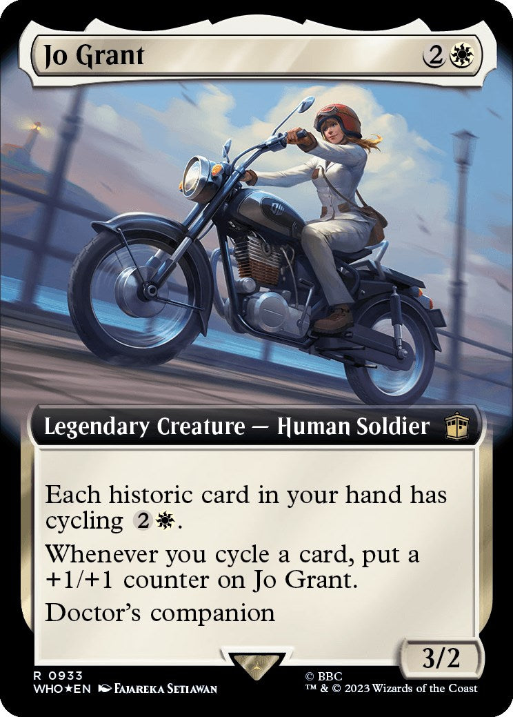 Jo Grant (Extended Art) (Surge Foil) (WHO-933) - Doctor Who: (Extended Art) Foil