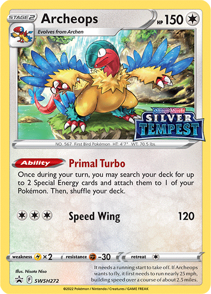 Archeops - SWSH272 (Prerelease) SWSH272/307 - SWSH Sword & Shield Promo Cards Holofoil