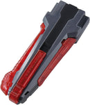 Beyblade X BX-41 Rubber Custom Grip (Gunmetal/Red)