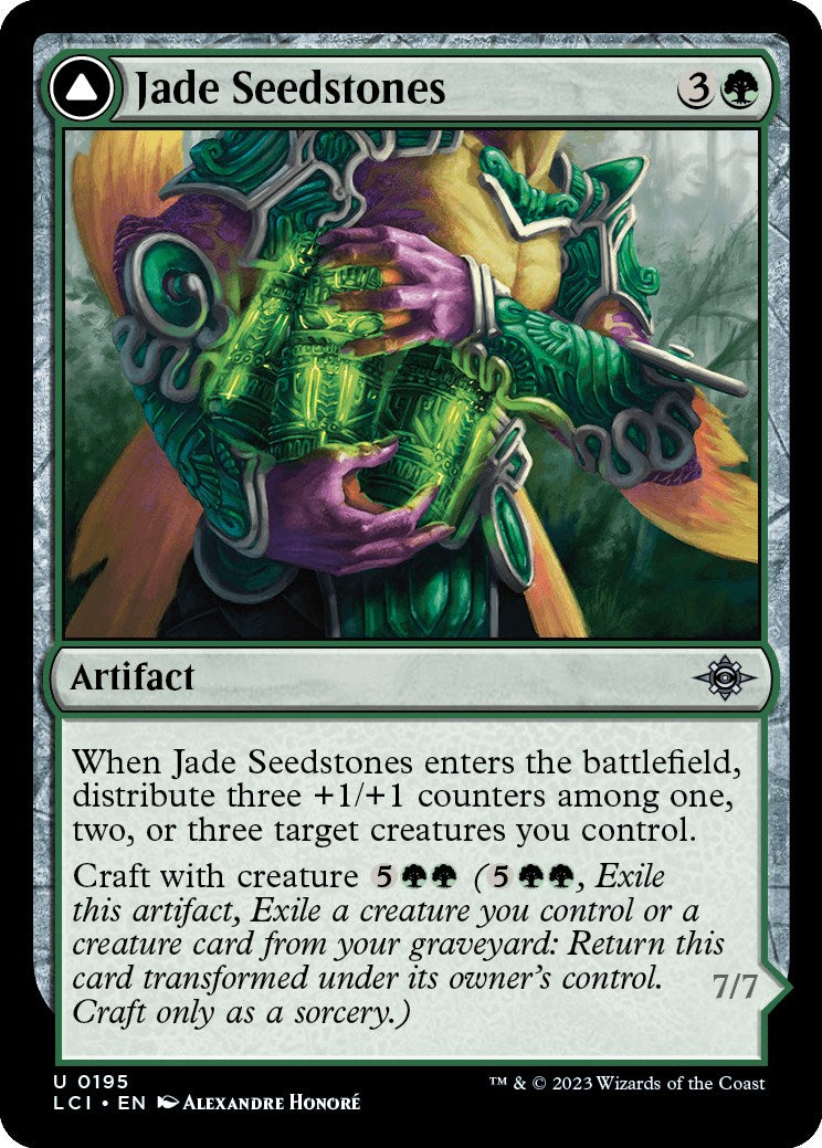 Jade Seedstones (LCI-195) - The Lost Caverns of Ixalan