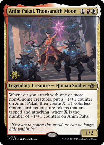 Anim Pakal, Thousandth Moon (PRE-223) - The Lost Caverns of Ixalan Promos Foil