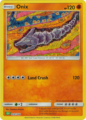 Onix 10 - Trading Card Game Classic Holofoil
