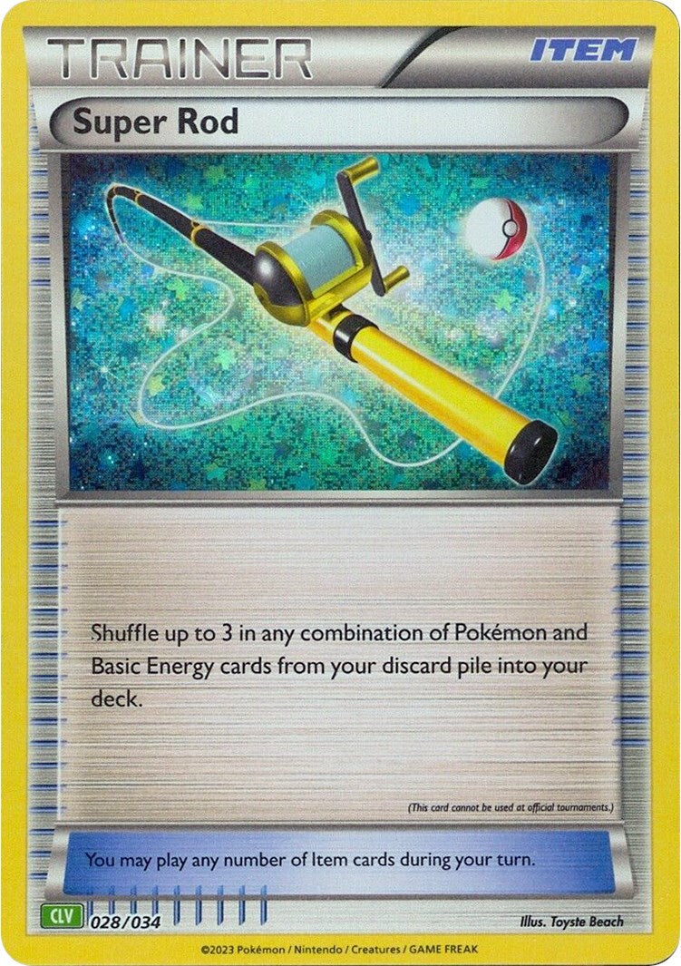 Super Rod (CLV) 28 - Trading Card Game Classic Holofoil