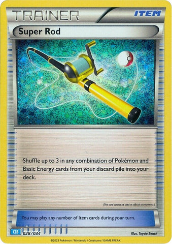Super Rod (CLB) 28 - Trading Card Game Classic Holofoil