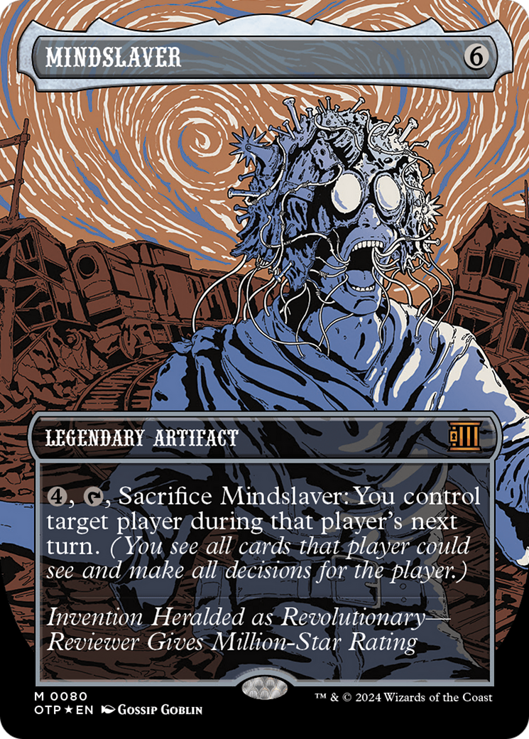 Mindslaver (Textured Foil) (OTP-080) - Breaking News (Borderless) Foil