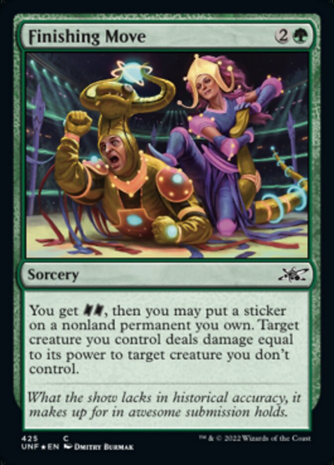 Finishing Move (Galaxy Foil) (UNF-425) - Unfinity Foil